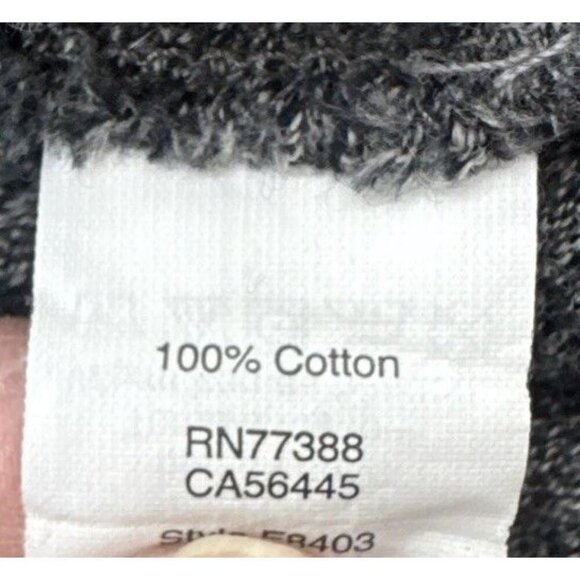 Madewell Women’s Heathered Gray Cotton Crop Hoodie Sweatshirt Top Sz M - Picture 5 of 8